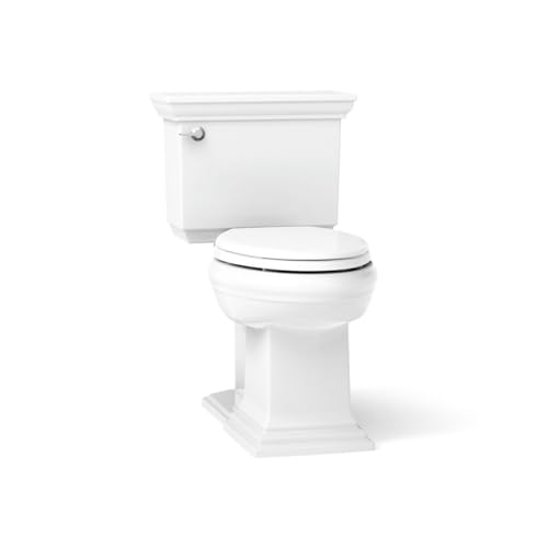KOHLER Memoirs Stately Continuousclean St Two-Piece Elongated Toilet With Concealed Trapway, 1.28 Gpf