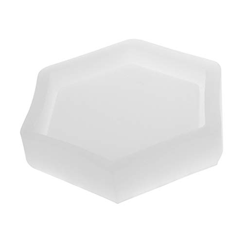 Shefii - Molde de silicona hexagonal para decoración del hogar, diseño de...