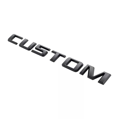 Image of 1Pc 2019-2023 Custom Letter Logo Tailgate Emblem 3D Badge Nameplate (Matte Black)