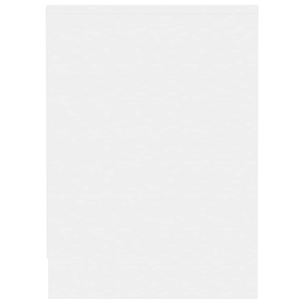 vidaXL Mueble para TV Soporte Mobiliario Armario Aparador Salón Sala de Estar Dormitorio Decoración de Madera Contrachapada Blanco 102x37,5x52,5 cm