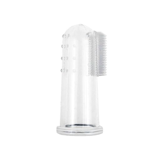 【ペット用歯磨きシリコン指サック】10pcs犬猫用歯ブラシ 指にはめるだけ 超柔?シリコン 歯石除去 口臭対策 歯周病予防 ケア お手入れ グッズ 歯磨きジェルと一緒に(20pcs)