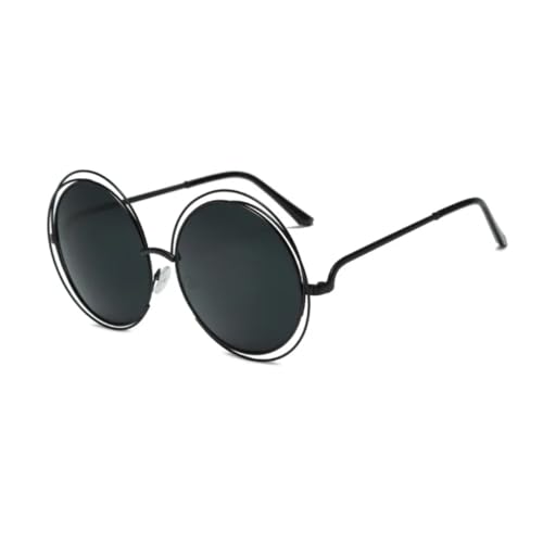 Lunettes de soleil rondes rétro femmes tendance vintage été