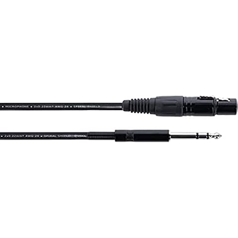Cordial 1 m XLR Female to Stereo Jack Cable Cover