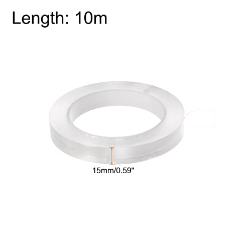 Image of HARFINGTON 2pcs Caulk Strip Tape Clear 0.6 inch x33Ft Waterproof Sealing Tape with Sealing Tool for Kitchen Cooktop Sink Bathtub Shower Toilet