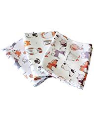Sunshine Vibes Set of 3 Tea Towels 100% Cotton Dog Lover Pattern with Hanging Loop; to Tackle All of Your Drying, Wiping and Cleaning Kitchen tasks for Dog Lover!