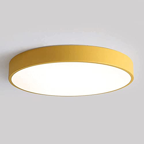 Plafonnier LED rond pour chambre à coucher, luminaire blanc de 4,8 cm