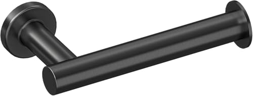 Minimalist Chrome Toilet Roll Holder - Open Design Metal Toilet