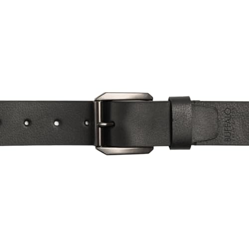 Buffalo David Bitton Mens Belt | Black Belt/Dark Brown Belt | 100% Genuine Leather Belt | Mens Belts for Jeans3