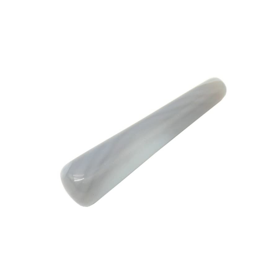 Mortier en agate de 110 mm - Pour utilisation en laboratoire - Mortier et pilon - Résistant à l'usure - Avec tige de meulage
