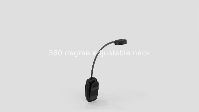 Image of KTEBO 2 Pack Rechargeable Book Light Clip-On Reading Light for Books in Bed | 9 eye-friendly modes from 3 color temperatures and 3 brightness, USB-C up to 30 hrs - Black & Black