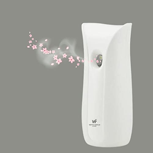 Image of Air Freshener Dispenser Electric Automatic Spray Machine With 2 Batteries Fits mostly all 300ML Bottles |Suitble Any Room Freshener, Bathroom Freshener. (Round Machine-001)