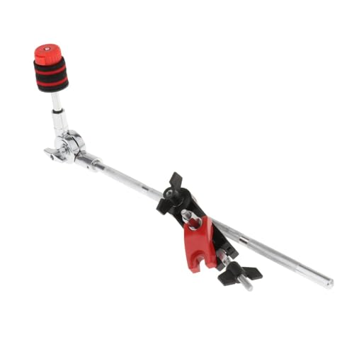 Pince de support batterie et rallonge métallique pour accessoires de percussion - 5