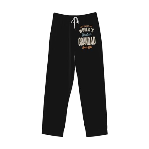 World'S Greatest Grandpa Men'S Pajama Pants Sleep Pant With Pockets And Drawstring4