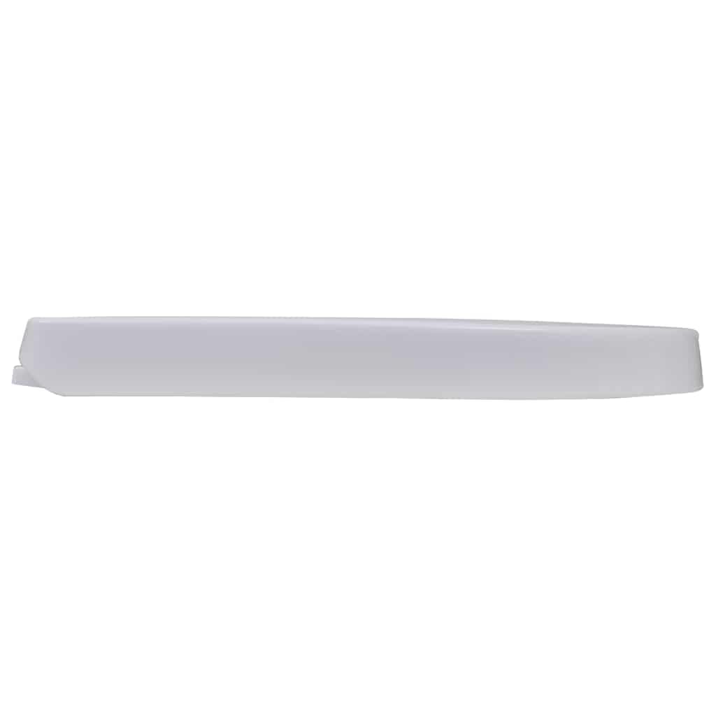 Sedile WC con abbassamento automatico, 2 pezzi, in plastica bianca, sedile WC Soft-Close, in polipropilene, per tutti i WC comuni, chiusura silenziosa