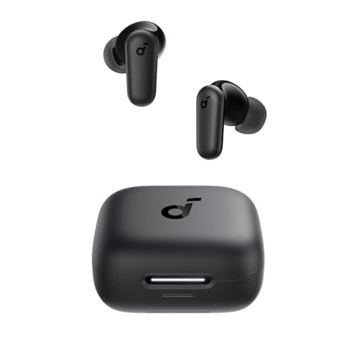 soundcore P30i by Anker Noise Cancelling Earbuds, Strong and Smart Noise Cancelling, Powerful Bass, 45H Playtime, 2-in-1 Case and Phone Stand, IP54, Wireless Earbuds, Bluetooth 5.4, App Cont