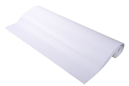 Exacompta - Réf. 36651E - 1 recharge papier pour tableaux de conférence - papier supérieur offset blanc 70 g/m2-50 feuilles unies microperforées - format 65 x 100 cm...