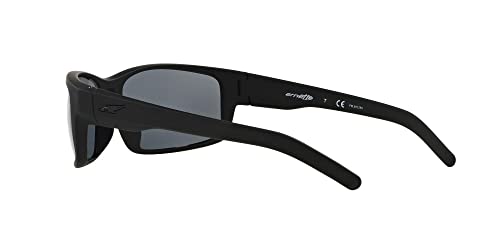 Arnette An4202 Fastball Rectangular Sunglasses, Fuzzy Black/Grey Polarized, 62 Mm #TOP4