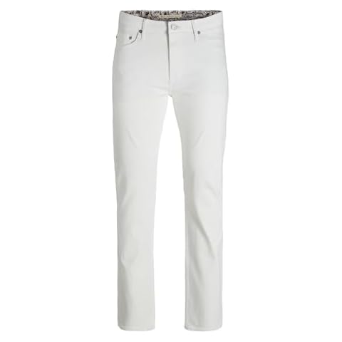 JACK & JONES Jjimike Jeans Blanc Cover
