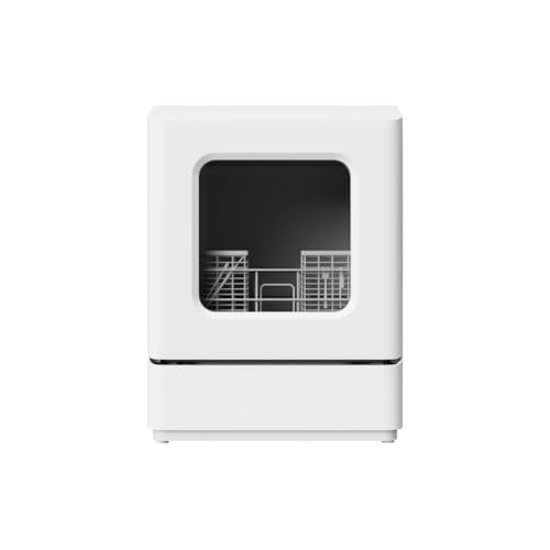 工事不要でシンク横に置けるタンク式食洗機 mini Plus (ホワイト) 食器洗い乾燥機 一人用 二人用