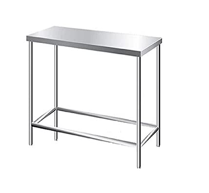 DG DEXAGLOBAL Beauty Stainless Steel Heavy Table 31"x23"x31" Inches LxBxH