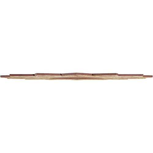 Image of Ekena Millwork 16 inchOD x 6 1 /8 inchID x 3 /8 inchT Eleanor Wood Fretwork Pierced Ceiling Medallion, Red Oak