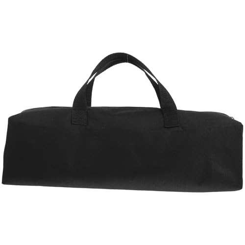 SHOWERORO Bolsa para Accesorios de Parrilla de Tela Oxford Pequeña Bolsa de Almacenamiento Portátil Asa para Herramientas de Barbacoa Organizador Resistente para Camping y Picnics al Aire