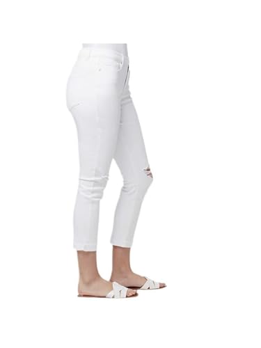 William Rast Women's Misses Vintage Cuffed Boyfriend Jean, White, 32 Regular3
