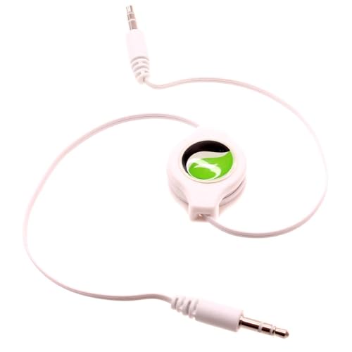 Cable Auxiliar Retráctil 3.5mm para Audio y Estéreo miniatura 1