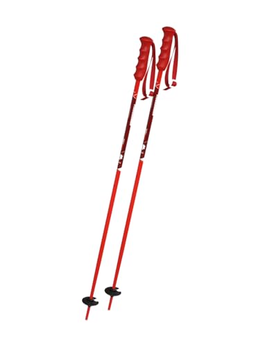  Komperdell Red Peak - Bastoncini da sci per bambini, 90 cm, colore: Rosso