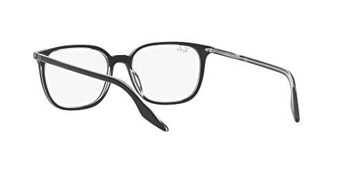Image of Ray-Ban unisex-adult Rx5406f Low Bridge Fit Square Prescription Eyewear Frames