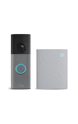 Ring Battery Video Doorbell (newest gen) + Chime (3rd Gen) | Video Doorbell Camera with Retinal 2K  up to 6x Enhanced Zoom | Built-In Battery | 30-day free trial of Ring Subscription Plan