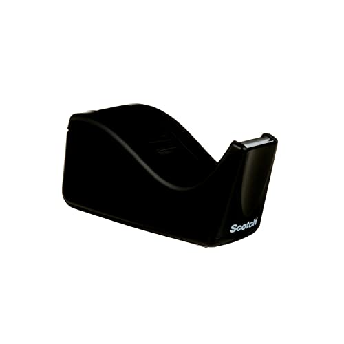 Scotch Desktop Tape Dispenser, Black Two-Tone, 1 Dispenser/Pack (C60-Bk) #TOP2