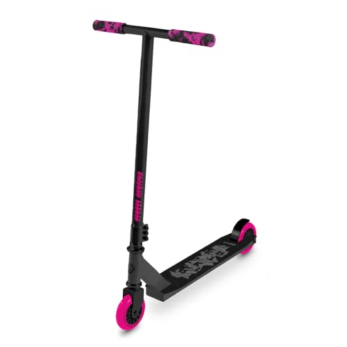 Patinete de Acrobacias Trickster Pink Dawn – Scooter Freestyle para Principiantes con Deck de Aluminio y Ruedas de 100 mm ABEC 5