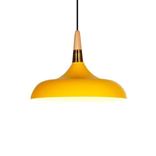 Lámpara de techo de madera negra y metal para decoración interior de dormitorios