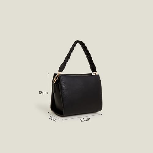 Image of Accessorize London Women's Plait Strap Sling Bag | Sling bag for woman latest | crossbody bag for women stylish | Ladies Purse Handbag | Ladies Gift