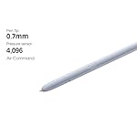 S25 Ultra S Pen Replacement for Samsung Galaxy S25 Ultra 5G -Air Command All Versions Light Sliver Stylus Pen (Lighe Silver) - Image 3
