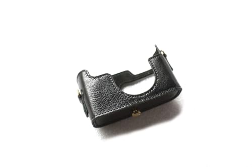 Housse Leica CM Zoom cuir véritable protège l'appareil photo noir
