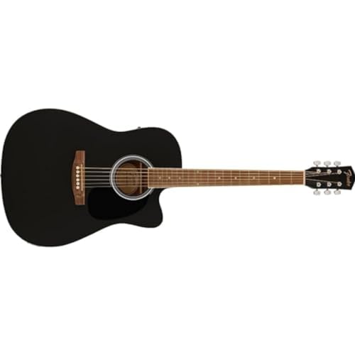 Fender FA-25CE Dreadnought Akustikgitarre, Walnuss Griffbrett, Sc...