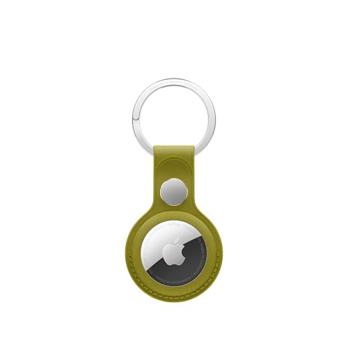 Apple AirTag Feingewebe Schlüsselanhänger Chartreuse