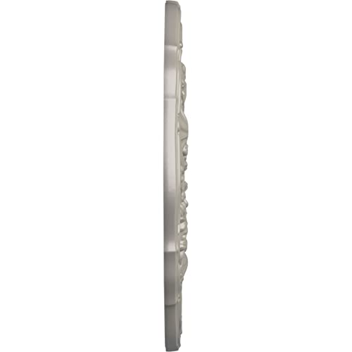 Image of Ekena Millwork CM22CNPWS 22 OD x 1 1 /2 P Cornelia Ceiling Medallion (fits Canopies up to 4 inch), Pearl White