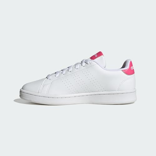 Image of adidas Womens Advantage Lace Up Sneakers Shoes Casual - White
