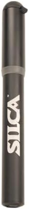 SILCA Gravelero Mini Bike Pump | high Volume Gravel/Mountain/Road | Alloy Body w/Hose and Locking Chuck | Presta and Schrader Head | Micro Hand Pump for tubed/tubeless Tires | Bike Hand Pump