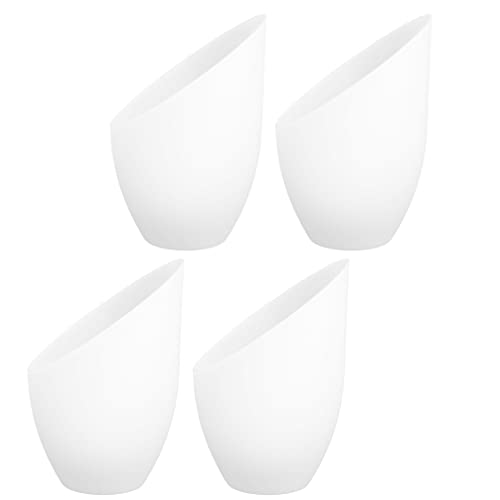 Vaguelly 4 Stücke Ersatz Lampenschirme Weiß Lampenschirm Kunststoff Lampenschirm Ersatz 40Mm/1. 57-Zoll-Loch Hufeisen-Design Lampenabdeckung Ersatz-Lampenschirm Cover