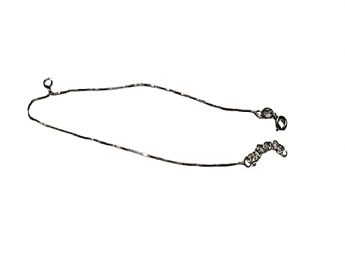 Bracelet de cheville en argent 925 : une maille fine délicate de haute qualité