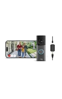 Videocitofono Pro cablato (Ring Wired Video Doorbell Pro, ultimo modello) (POE) | Campanello con videocamera | Visione Retinal 4K | Zoom 10x | Prova gratuita di 30 giorni piano d'abbonamento Ring