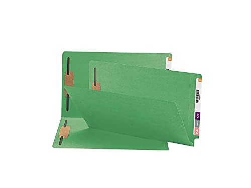 image for Smead End Tab Fastener File Folder, Shelf-Master® Reinforced Straight