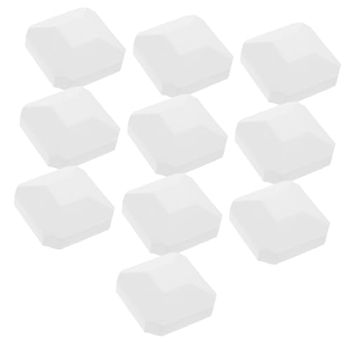 LABRIMP Lot de 10 Briquettes de Cordiérite 5 X 5 Cm pour Barbecue à Gaz, Résistantes la Chaleur, Autonettoyantes, Pièces de Rechange pour Gril, Usage Extérieur et Camping