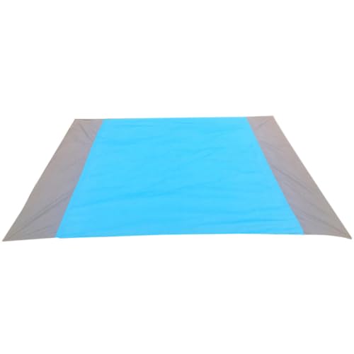 Esterilla de playa de poliéster para disfrutar de picnics familiares al aire libre con clavos