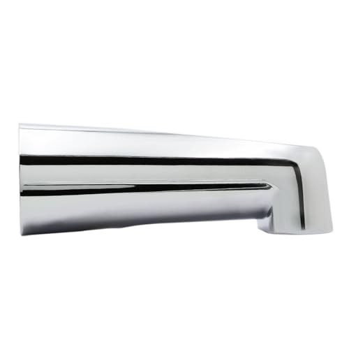 Westbrass A507-1F-26 7" Reach Wall Mount Tub Spout, Polished Chrome by Westbrass - Used condition - US$15.76