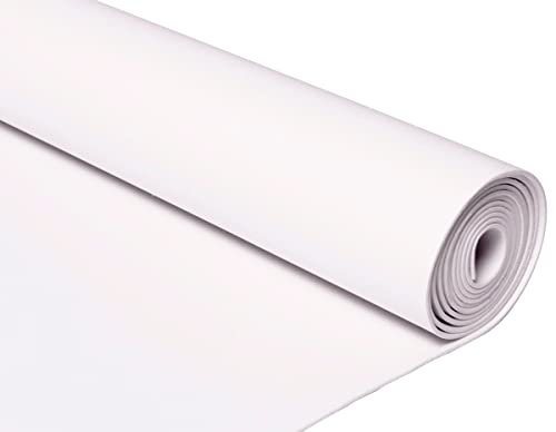 INNSPIRO Goma EVA blanco rollo 100x200cm.x2mm. Material muy utilizado para manualidades y decoración